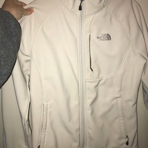 North Face off white jacket